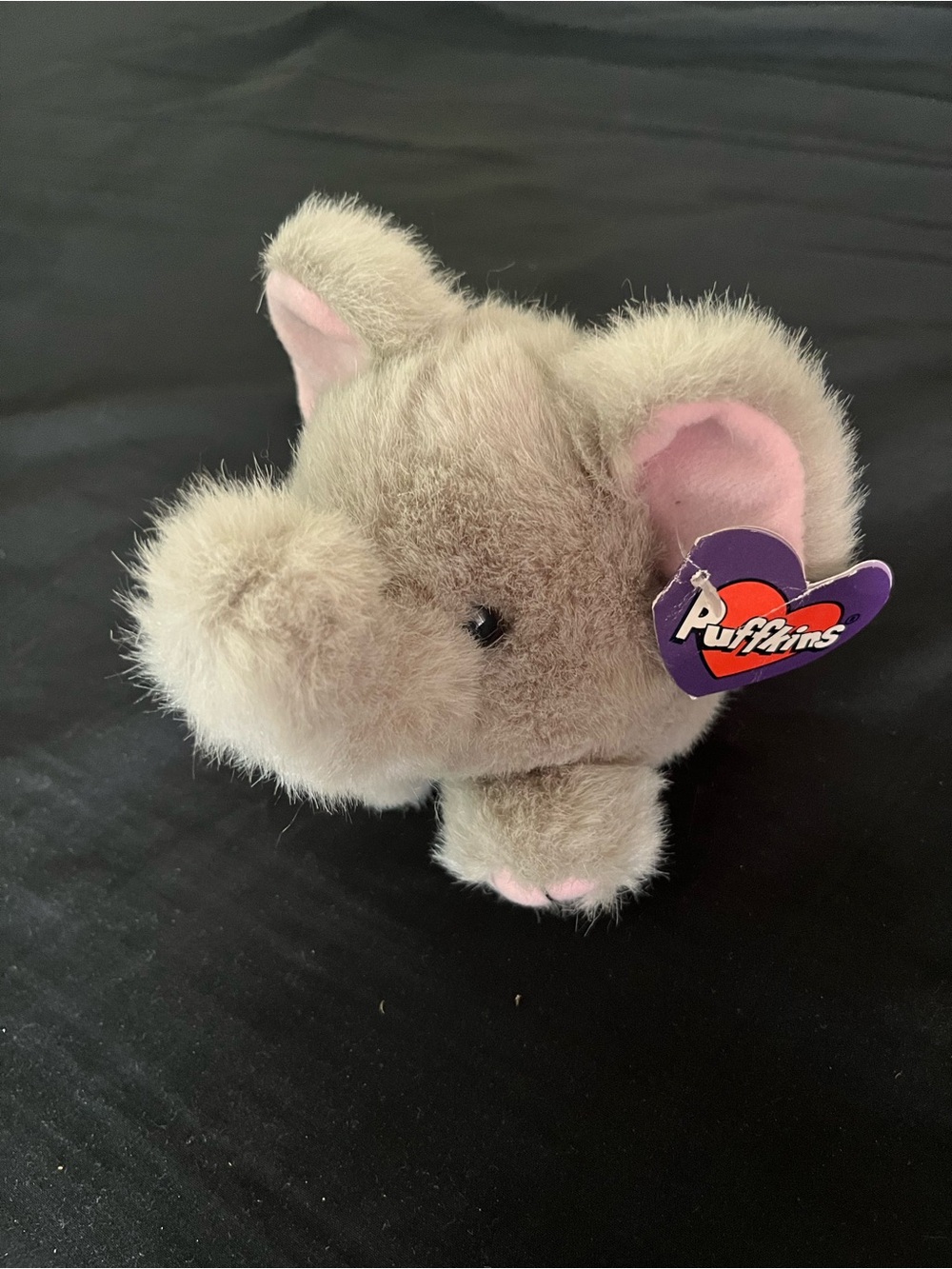 Vintage 90’s Puffkinz Plush Elly The Elephant